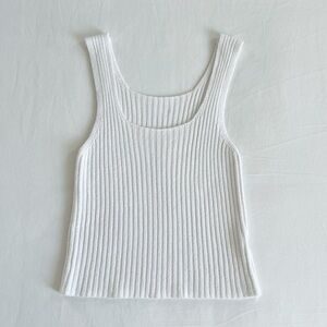 Brandy Melville Rina Tank Top | White | One Size | NWOT
